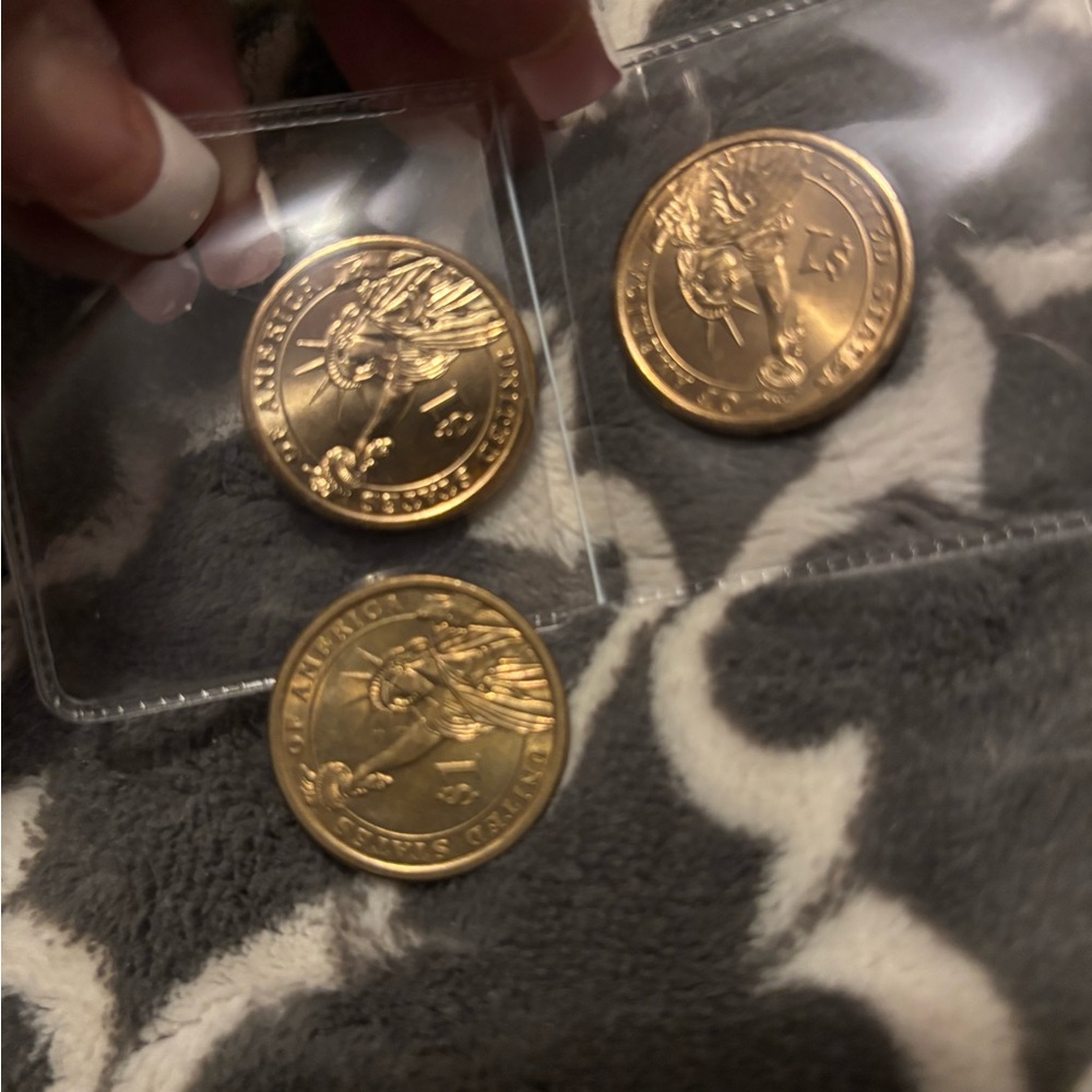 President dollar Vintage Goldtone coins lot
